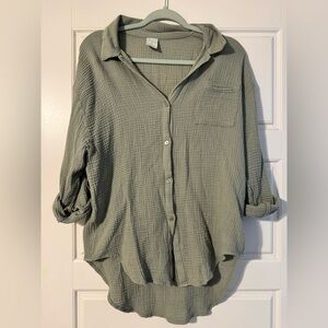 Kona Sol Textured Gray Shirt